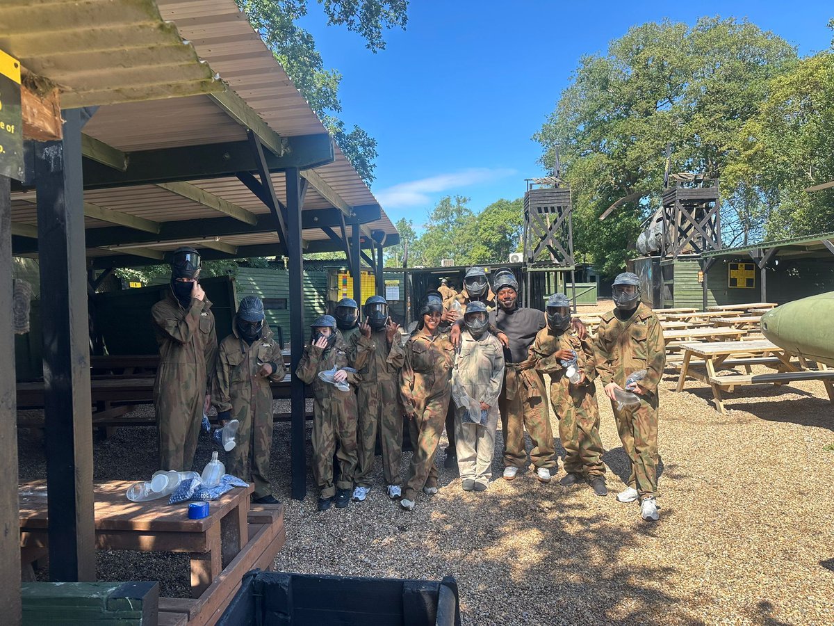A thrilling paintball outing offers an exhilarating day for our youth. It's an excellent opportunity to connect, devise strategies, and engage in friendly rivalry making it an ideal way to wrap up the term. #FST #youthwork