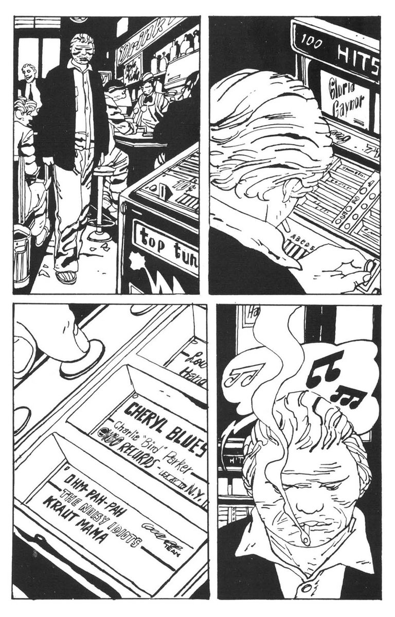 SGuglie's tweet image. One of my favorite page sequences from Alack Sinner.
