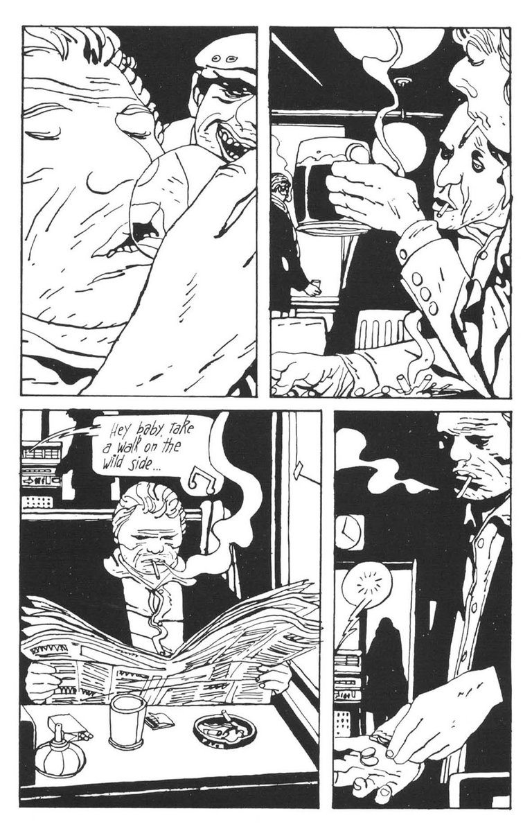 SGuglie's tweet image. One of my favorite page sequences from Alack Sinner.