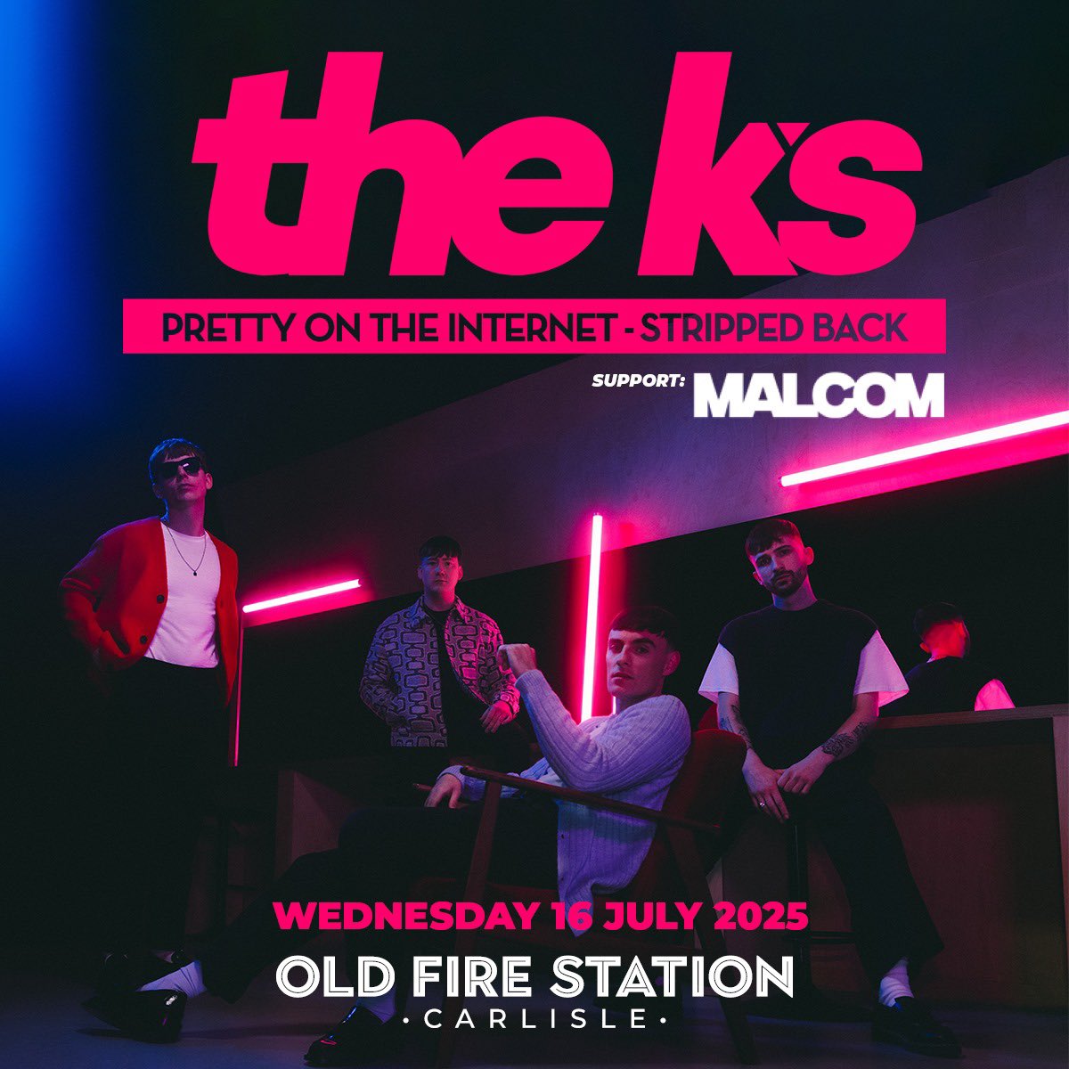 Back on the road next week to support <a href="/TheKsUK/">THE K'S</a> for a special SOLD OUT show x