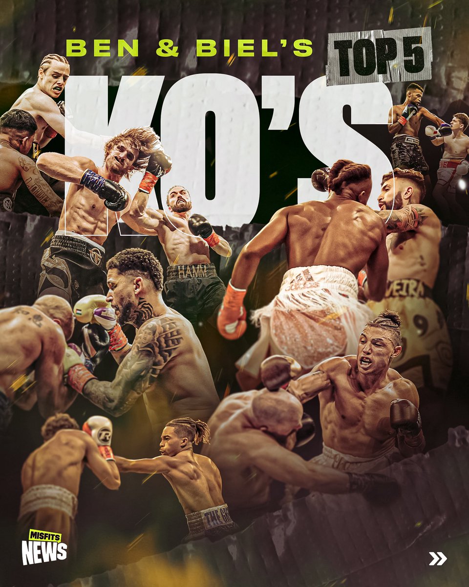 MisfitsBoxing's tweet image. Top 5 KOโs in Misfits Boxing history! ๐ฅ
The Misfits News Team has spoken ๐
Do you agree with their list? ๐ง