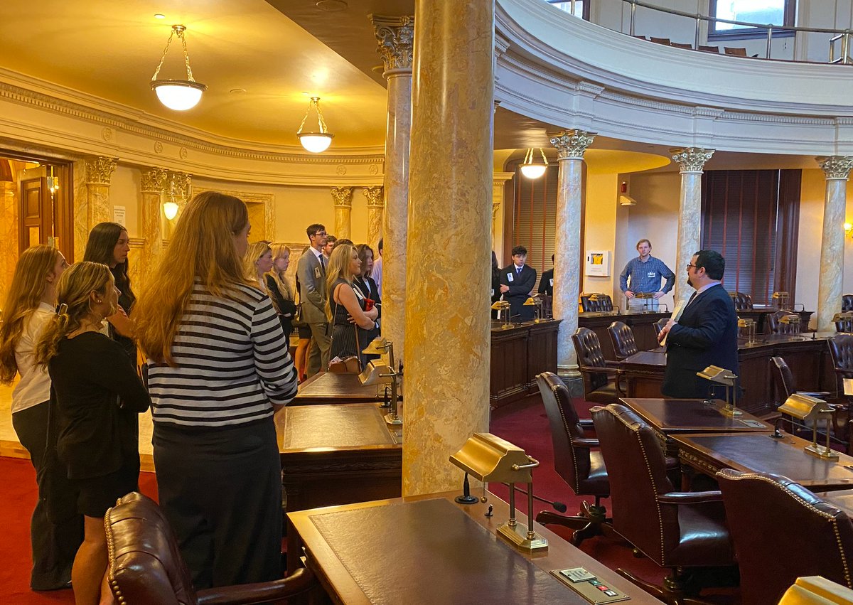 Jrsy1st's tweet image. This week, our interns hit the road to the Statehouse in Trenton!
From touring the Senate and Assembly chambers to standing in the Governor’s Foyer, they got a firsthand look at where the decisions shaping our state are made.
#Jersey1st #NJStatehouse #FutureLeaders