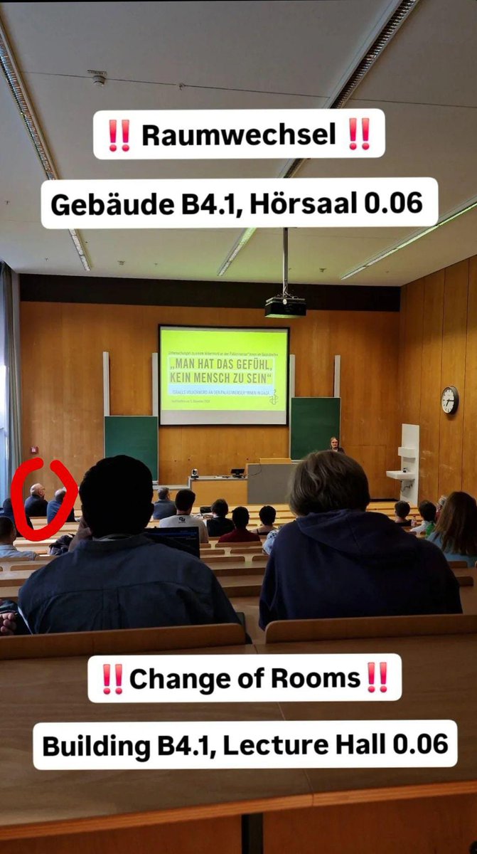Am 09.07.2025 soll der Antisemitismusbeauftragte des Saarlandes Prof. Dr. Rixecker eine pro-palästinensische Veranstaltung moderiert haben.

Wir haben Prof. Dr. Rixecker in einem offenen Brief zur Stellungnahme aufgefordert.

n-j-h.de/offener-brief-…