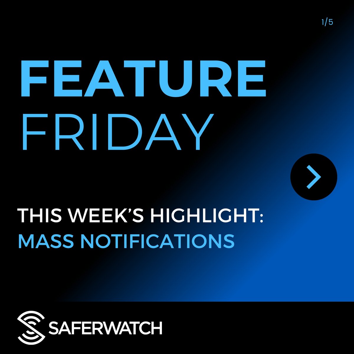 SaferWatchApp's tweet image. Feature Friday: Mass Notifications with SaferWatch
When every second counts, communication is everything.
That’s why the SaferWatch platform includes powerful Mass Notification capabilities. Administrators and public safety officials can instantly send alerts to the people who…