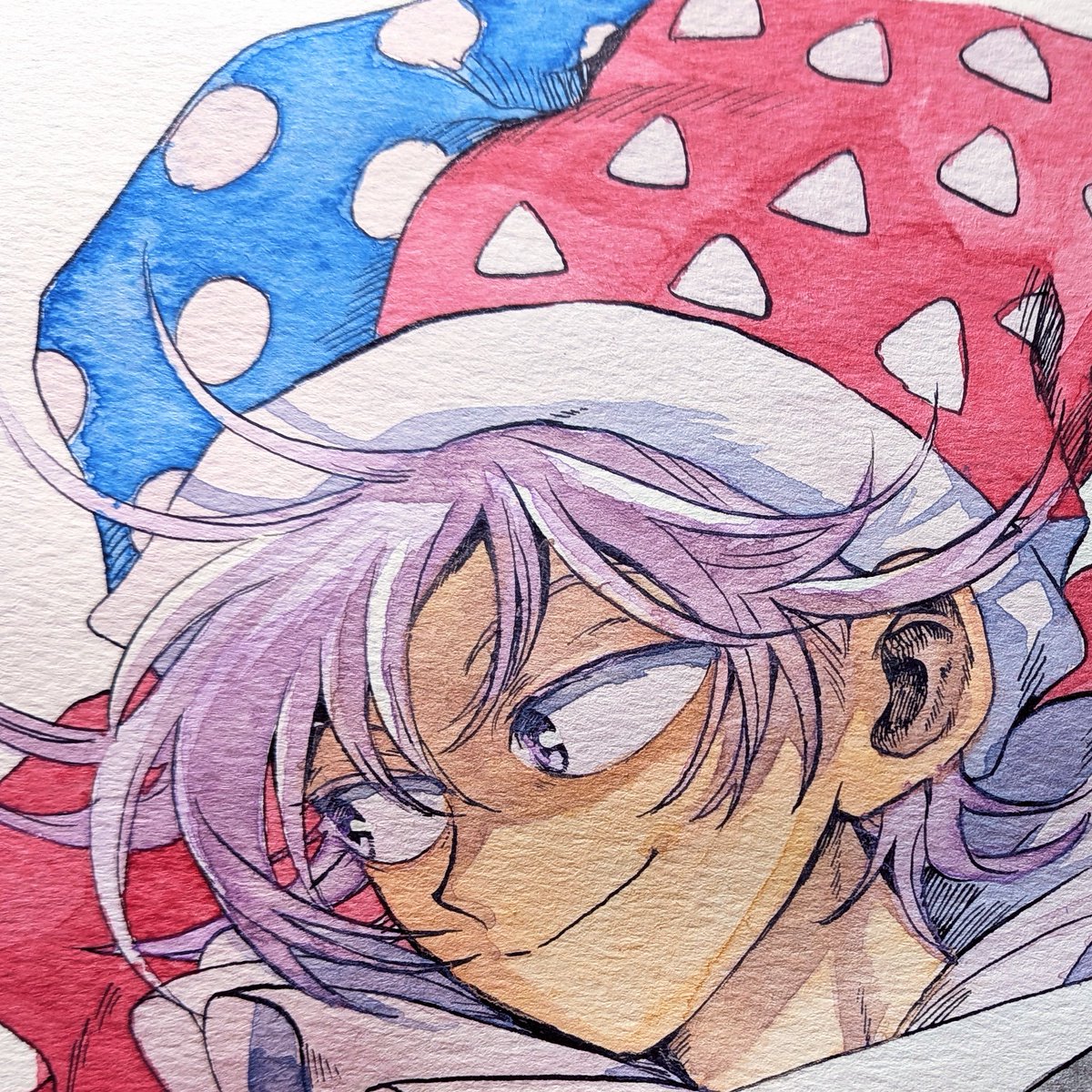 619_rkt's tweet image. 元キャラ絵と擬人化の顔アップ🤡