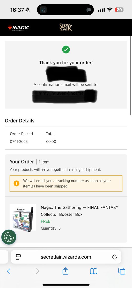 At least 1 thing went well today, managed to redeem the Arena Direct boxes even though I was 12h late

Waiting for last roommate to arrive prob around 2AM so I can snooze