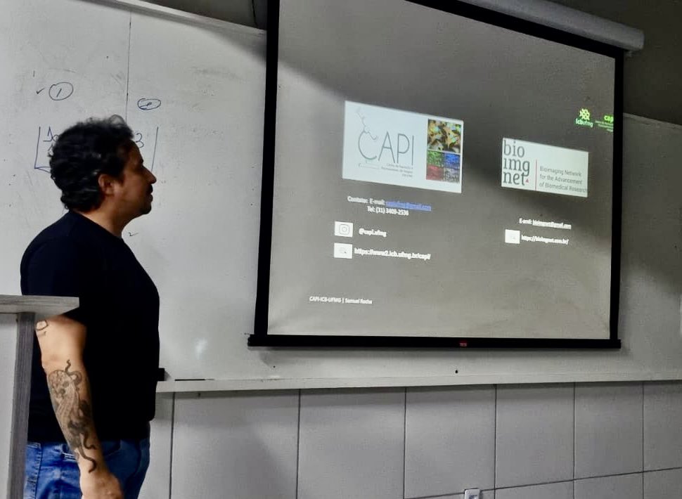 SamuelTadeuRoc1's tweet image. Honored to teach Light Sheet Microscopy at UECE using the only @zeiss_micro LightSheet 7 in Brazil! 🔬🇧🇷
Thanks to BioIMG, @cziscience , CAPI-UFMG &amp;amp; Prof. Luciana Melo for the support — and to @LiSIUM_Chile &amp;amp; @anvargasr for my training.
Let’s expand microscopy in South America!