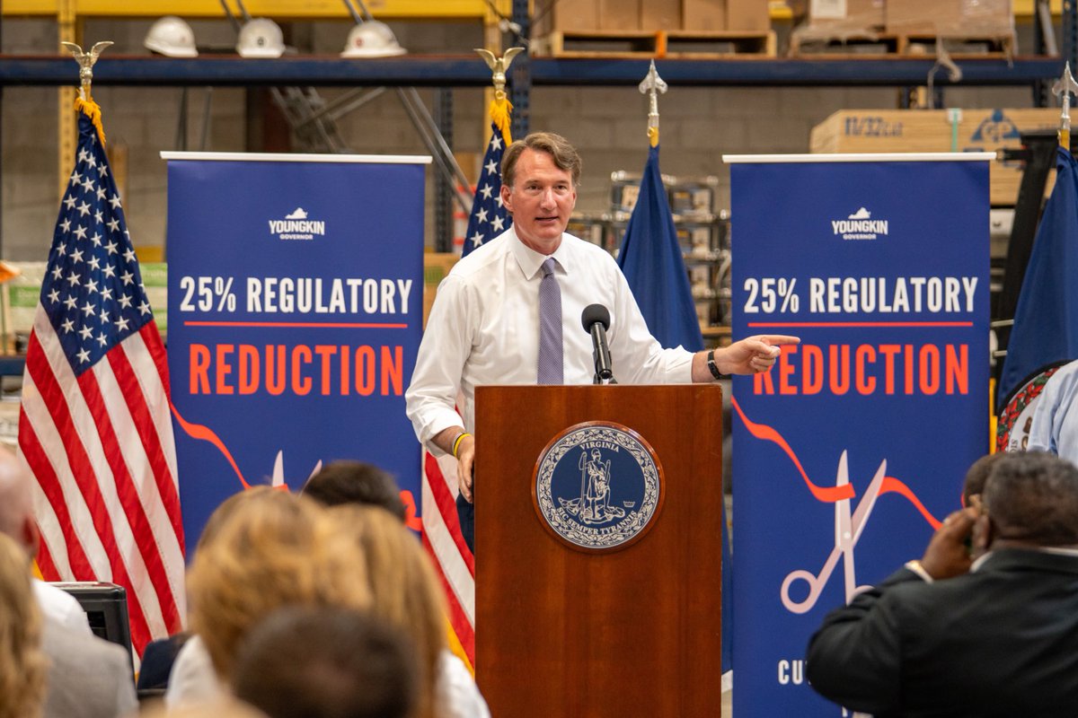 After exceeding our goal of 25% regulatory reduction across government, EO 51 further propels our deregulatory efforts. Utilizing the benefits of AI to reduce the regulatory burden on Virginians will keep the Commonwealth a top destination to build your future.