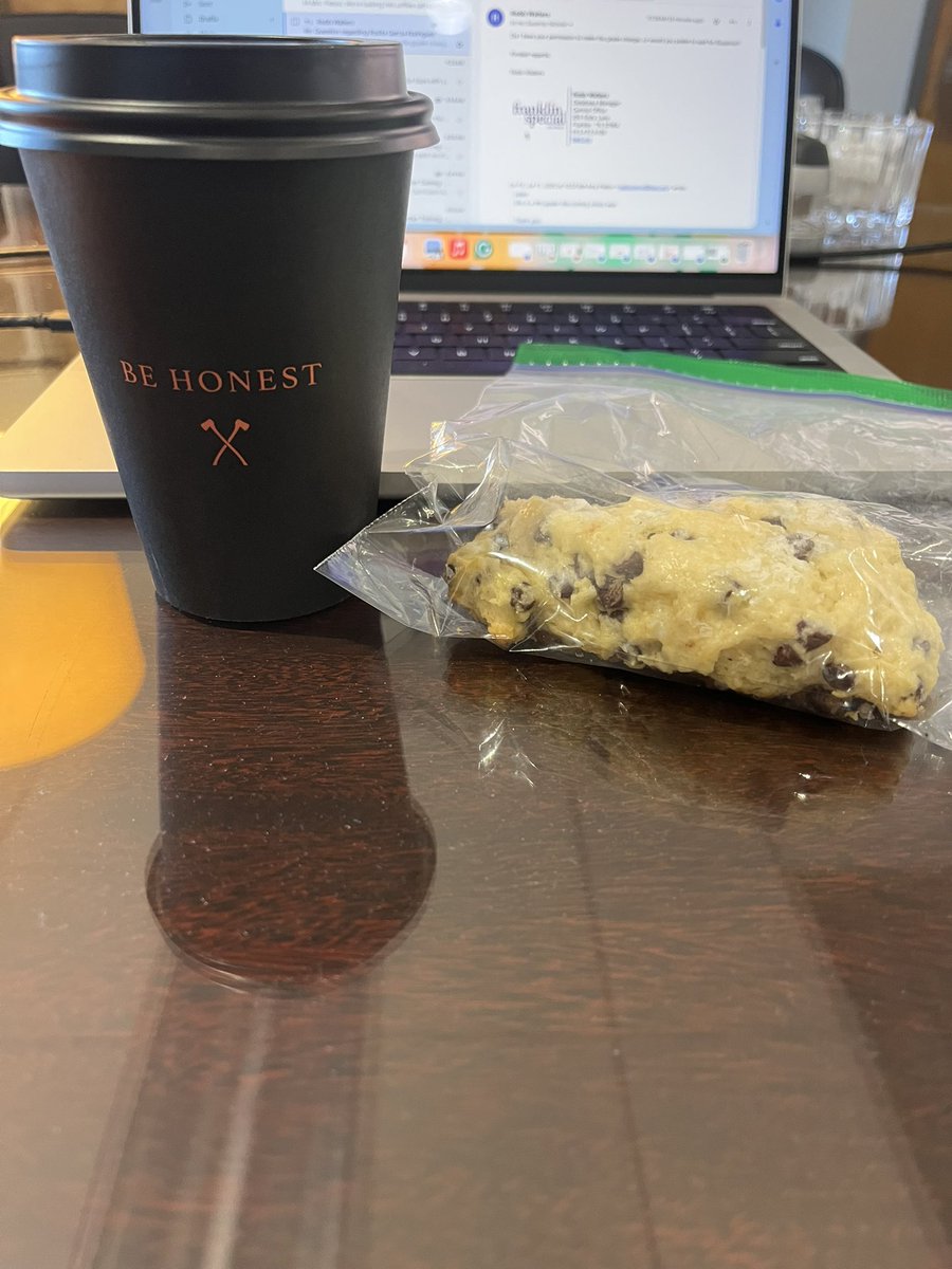 When a couple of your teachers surprise you with some Friday treats, you know it’s going to be e a great day! #beststaff ❤️🦁💙