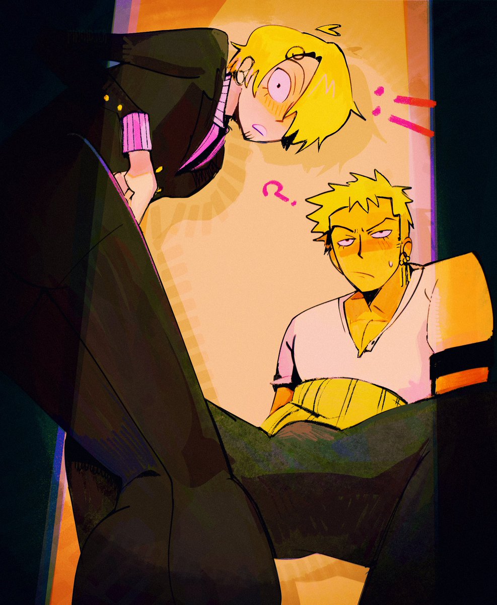 Pinoidser's tweet photo. ‼️❓

#zosan #ゾロサン #ONEPIECE https://t.co/hg86Tr6Oa6