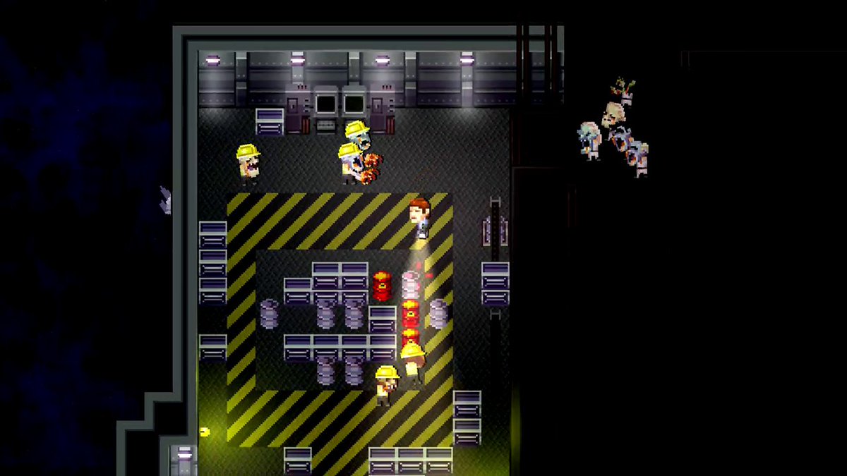 rocketcatgames's tweet image. Amazing new tech in our new engine for Space Dingus:
Zombies can now wear hats (including chef hats)