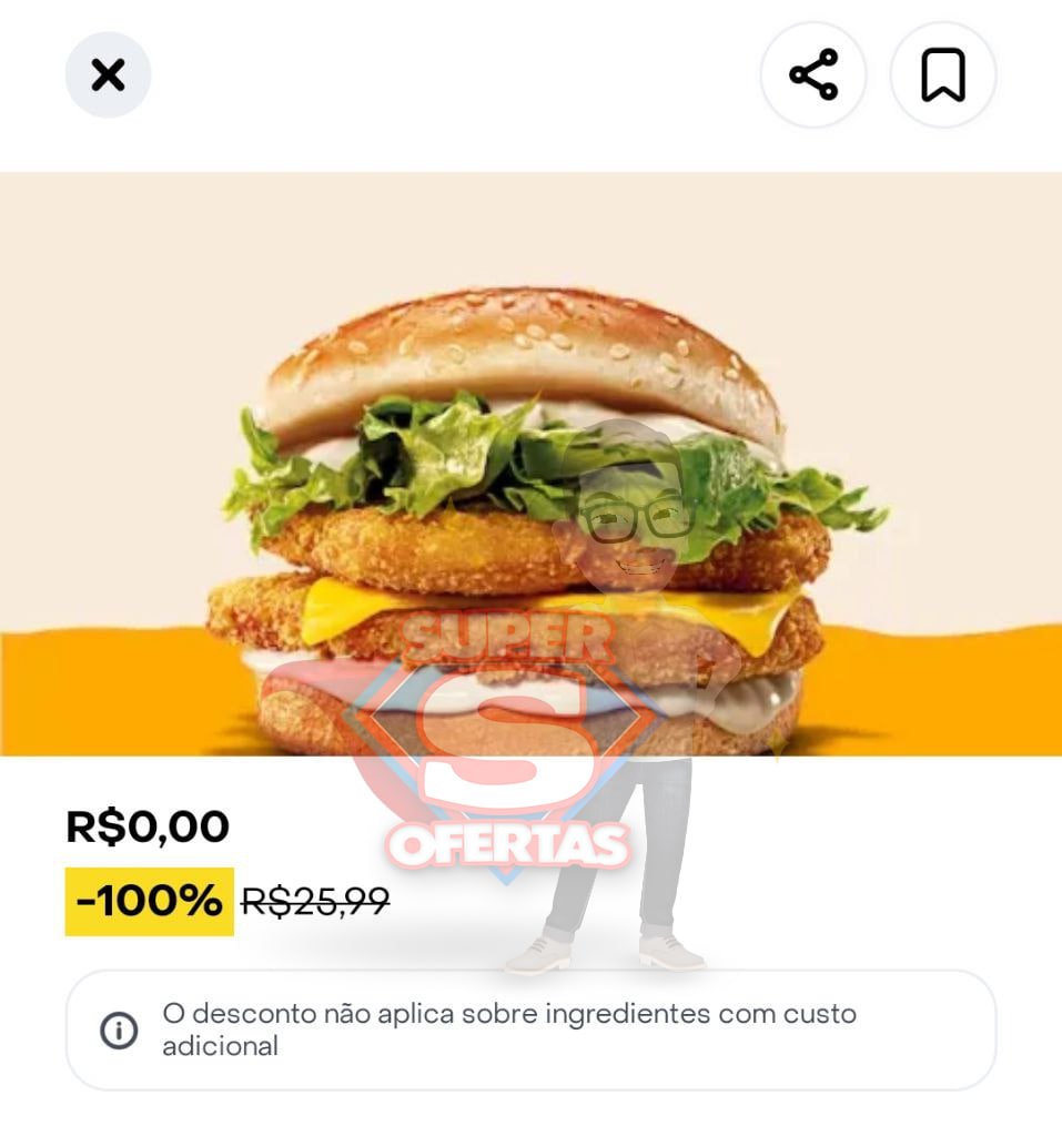 NerdCupons's tweet photo. 😱 CORRE BUG! HAMBURGUER DE GRAÇA NA RAPPI 🚨 PODE PEGAR QUANTOS QUISER

😱 TEM VÁRIAS LOJAS NA PROMOÇÃO

🚀 Para mais ofertas e cupons acesse: https://t.co/0wqH0SCzkG https://t.co/hpy06WIbRz