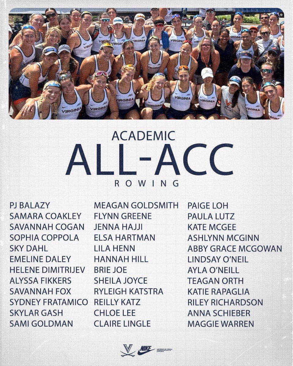 3⃣6⃣ Hoos named to the All-ACC Academic Team! 👏📚🔶⚔️🔷 #GoHoos