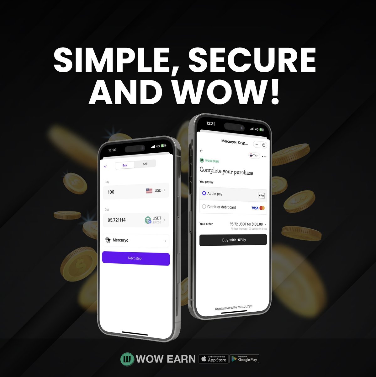 cryptokid_01's tweet photo. Buying crypto just got easier with @WOWEARNENG. Discover our simple, secure, and WOW approach to purchasing digital assets.
So Shop, swap, stake, whatever it is, WOW EARN made it easy💳🚀 #WOWEARN #CryptoPurchase https://t.co/OJJFhzl46B