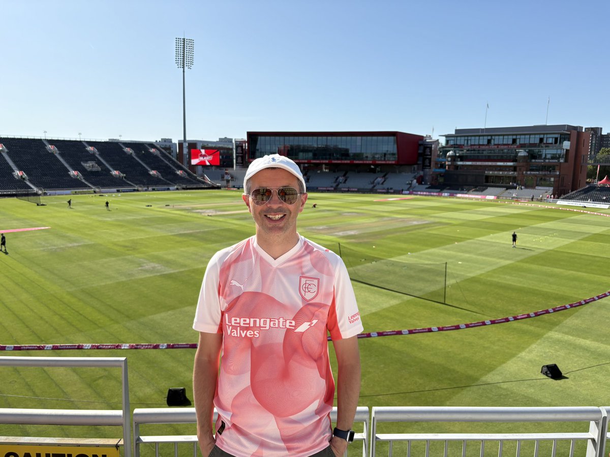 Aidy Riggott (@aidyriggottbv) on Twitter photo Thought I’d give the new <a href="/ChesterfieldFC/">Chesterfield FC</a> away shirt a first wear at today’s T20 Roses 🏏 clash at Old Trafford … get to cheer for the county where I live (Lancashire) and hope to see a Yorkshire defeat 😜#Spireites #OnTour Thought I’d give the new <a href="/ChesterfieldFC/">Chesterfield FC</a> away shirt a first wear at today’s T20 Roses 🏏 clash at Old Trafford … get to cheer for the county where I live (Lancashire) and hope to see a Yorkshire defeat 😜#Spireites #OnTour