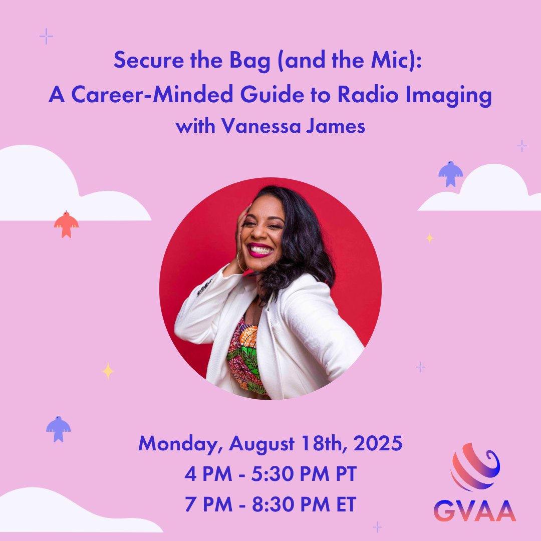 🚨 New Webinar Alert 🚨 

🎙️ Are you a VO artist ready to grow your income and stand out in a competitive industry? Join veteran VO talent Vanessa James for a fun, in-depth webinar on breaking into the world of radio imaging!

🔗 bit.ly/secure-the-bag…