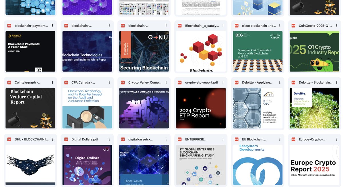 Vedang Vatsa FRSA (@vedangvatsa) on Twitter photo Repository of 1000+ web3 reports
Curated into 5 folders::
1. Blockchain
2. Crypto
3. Metaverse & NFTs
4. Whitepapers
5. Academic Research
To get access:
- Follow <a href="/vedangvatsa/">Vedang Vatsa FRSA</a> & Retweet this post
- Then, DM for the link Repository of 1000+ web3 reports
Curated into 5 folders::
1. Blockchain
2. Crypto
3. Metaverse & NFTs
4. Whitepapers
5. Academic Research
To get access:
- Follow <a href="/vedangvatsa/">Vedang Vatsa FRSA</a> & Retweet this post
- Then, DM for the link