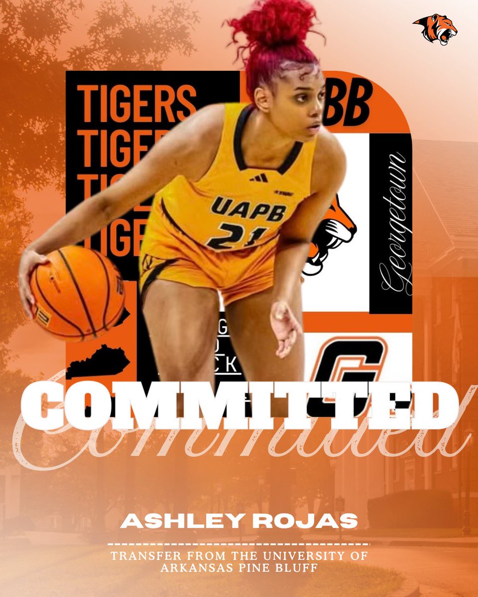 Ashley Rojas has joined the Georgetown Tigers Fam! 🐅🧡🏀