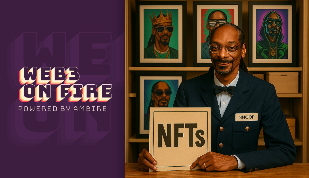 Web3 On Fire (@onfireweb3) on Twitter photo Yo, <a href="/SnoopDogg/">Snoop Dogg</a>’s back in the NFT game - and he ain’t playin’ around...
His latest collection sold out in just 30 minutes, rakin’ in a cool $12 million - that’s right, $12M in half an hour, baby
Slide through and peep all the deets and then some, ya dig?
web3onfire.com/p/snoop-sells-… Yo, <a href="/SnoopDogg/">Snoop Dogg</a>’s back in the NFT game - and he ain’t playin’ around...
His latest collection sold out in just 30 minutes, rakin’ in a cool $12 million - that’s right, $12M in half an hour, baby
Slide through and peep all the deets and then some, ya dig?
web3onfire.com/p/snoop-sells-…
