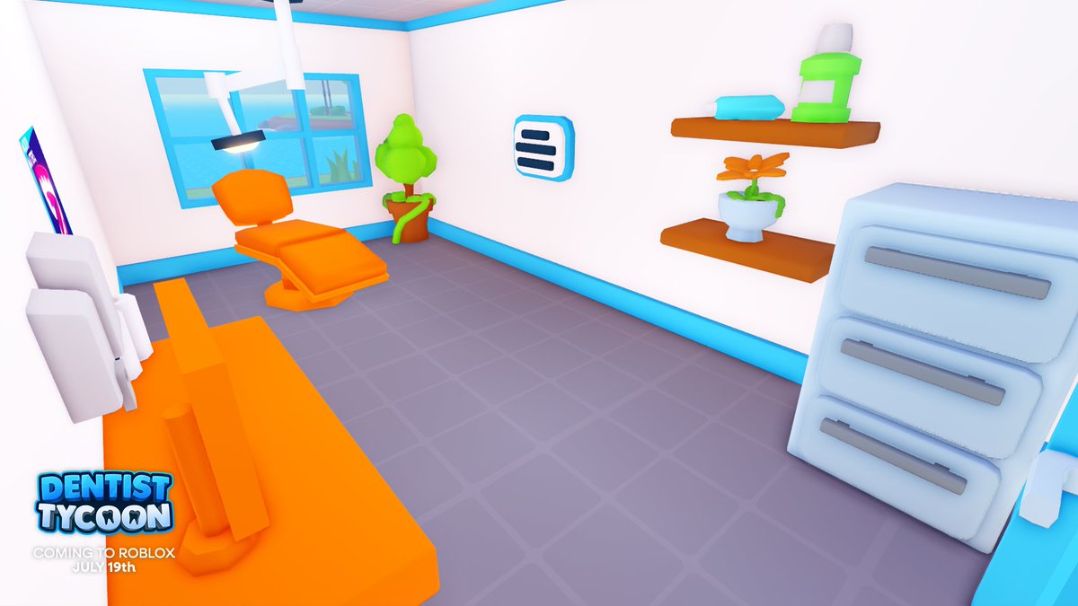 HansipStudios's tweet photo. Are you ready to build your dentist empire in Dentist Tycoon? Coming 19th July to #Roblox! π¦·πͺ₯
https://t.co/0fO4sy3Ram
βπ Favourite & enable notifications to not miss out!
#DentistTycoon #Hansip #RobloxGame https://t.co/ZXGf4uLHPp