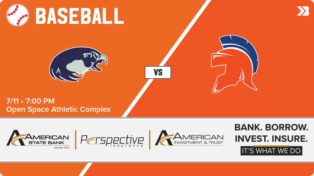 Baseball (Varsity) Game Day! - Check out the event preview for the The Sioux Center Warriors vs The Boyden-Hull/Rock Valley Nighthawks. It starts at 7:00 PM and is at Open Space Athletic Complex Baseball Field. gobound.com/ia/ihsaa/baseb…