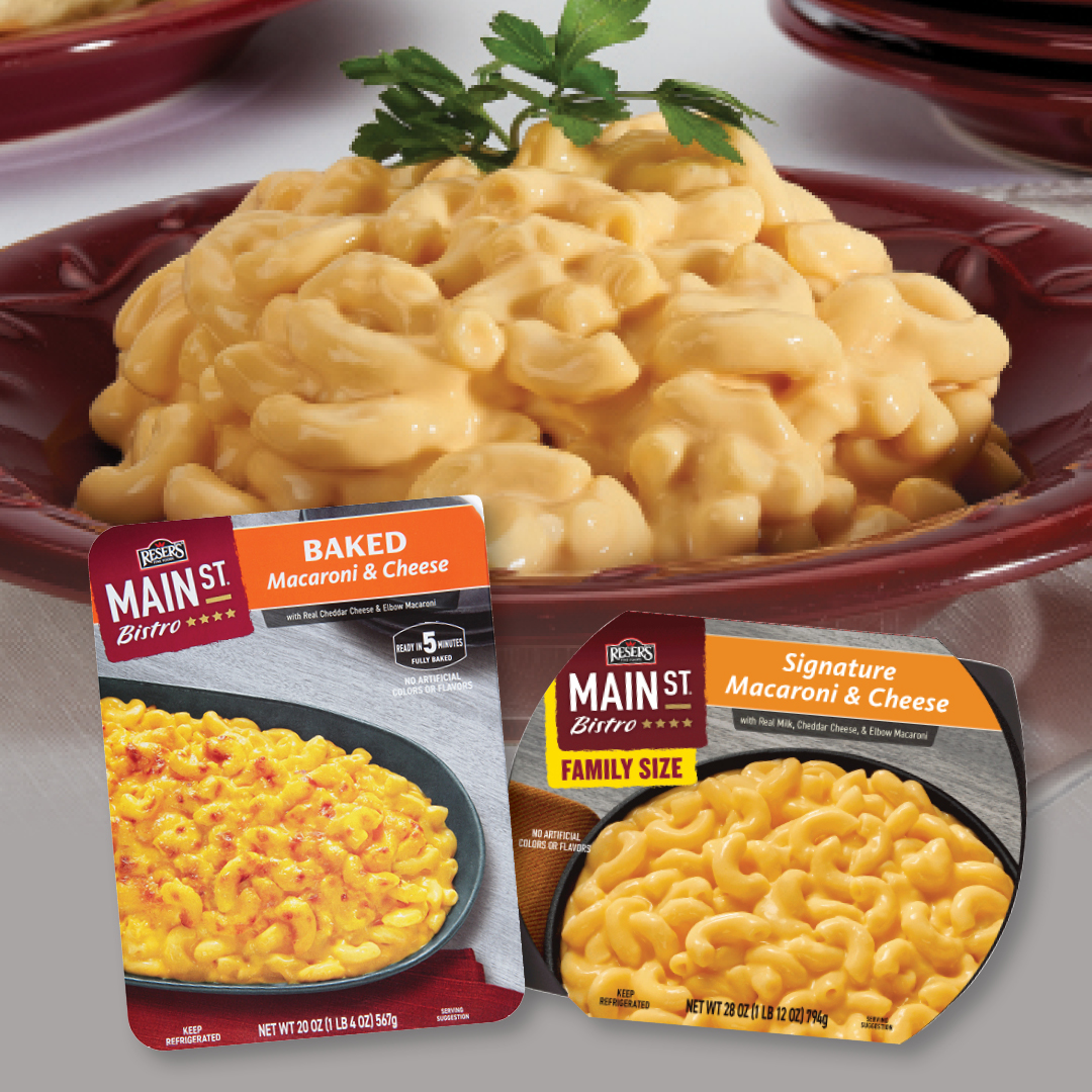 jewelosco's tweet image. National Mac & Cheese Day day is July 14th! Celebrate all week with Reser's Main Street Bistro Buy 2 Get 2 Free deal! 🙌