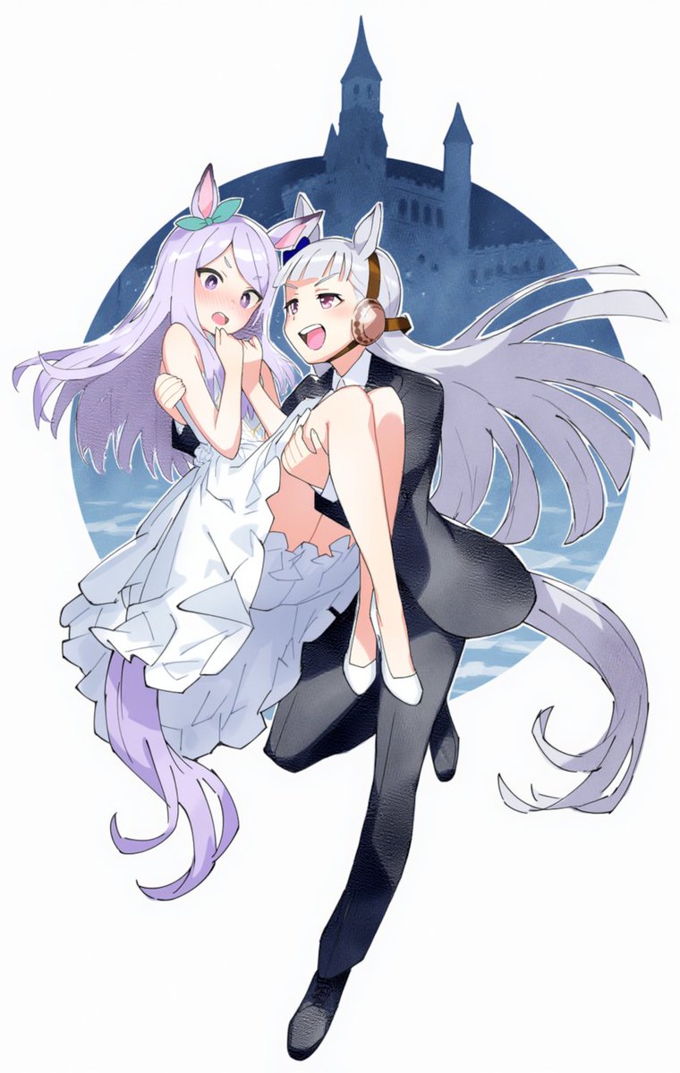 0ldd0r0thy's tweet image. I&apos;m obsessed with this grandson x grandpa yuri. #MejiroMcQueen #Goldship #umamusume