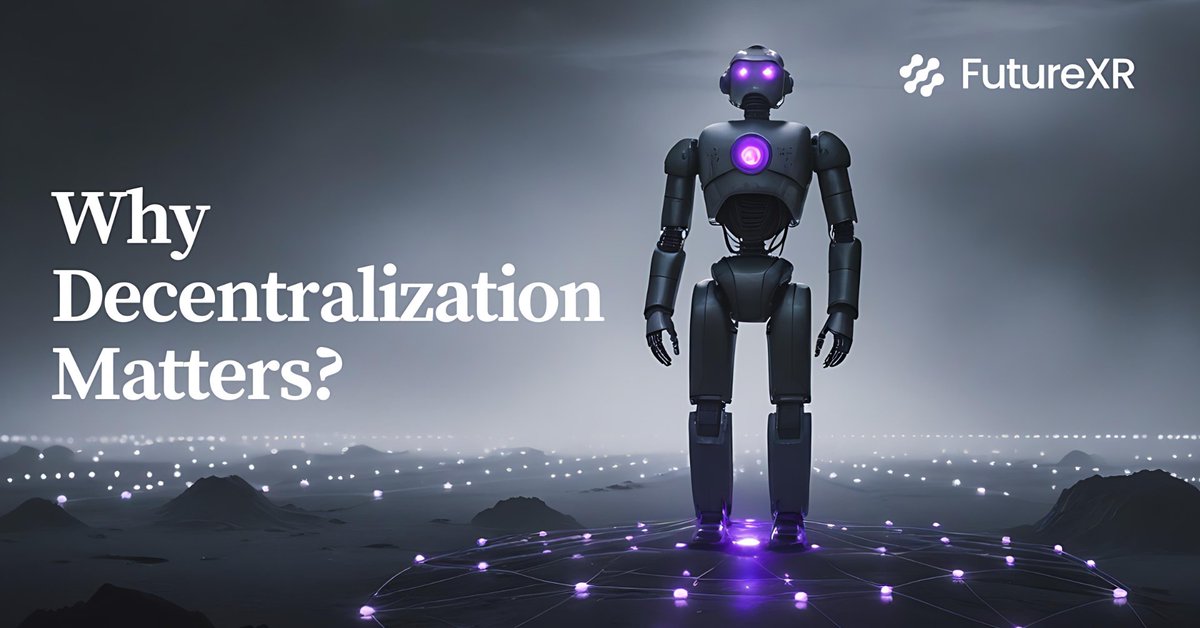 FutureFXR's tweet image. 🔓 Decentralization at the Core of Future XR
Future XR is built on a fully decentralized blockchain framework, giving power back to the users. Here’s how decentralization shapes the experience:
🌐 Transparency
Every transaction is recorded on a public ledger-ensuring trust and…