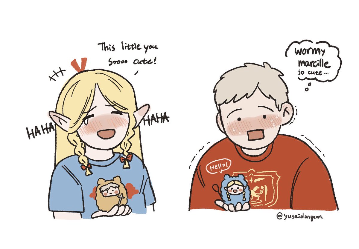 Yuseidungeon's tweet image. #dungeonmeshi #laicille #ダンジョン飯
New plushie is so cute 🥺