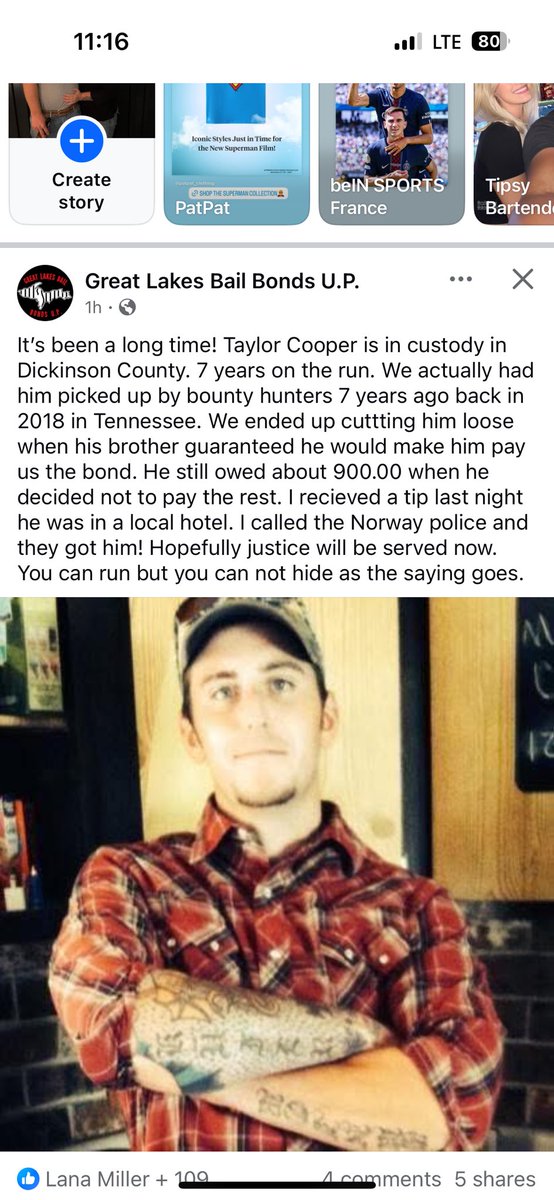 Guy I went to high school with. My sister saw him and I told her it was weird he was back in town. Well now i know why.