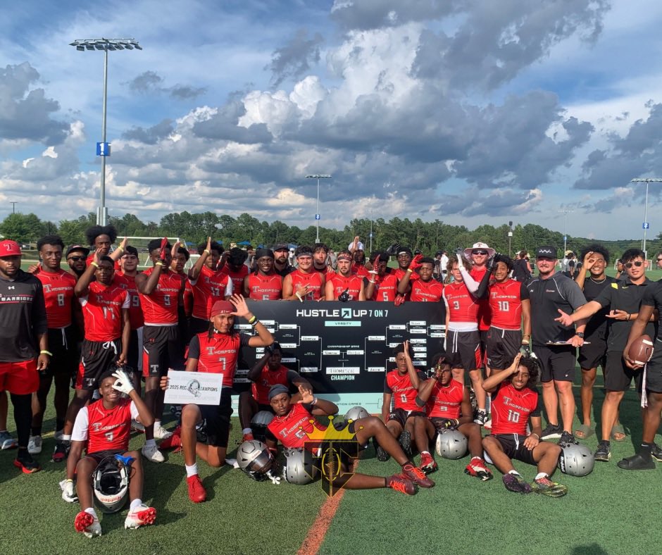 Raising Champions (@raisingchamps_) on Twitter photo Thompson’s 7v7 Team B Takes on the Hoover Met Tourney! 🔥
<a href="/JahariNation/">Jahari Nation</a> <a href="/WARRIORNATION20/">Thompson Football</a> <a href="/coachmarkf/">Mark Freeman</a> Thompson’s 7v7 Team B Takes on the Hoover Met Tourney! 🔥
<a href="/JahariNation/">Jahari Nation</a> <a href="/WARRIORNATION20/">Thompson Football</a> <a href="/coachmarkf/">Mark Freeman</a>