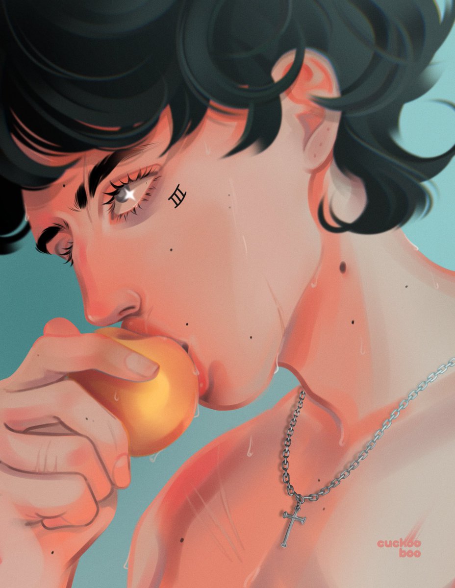 cuckooboo_'s tweet image. Jean Moreau loves peaches 🍑