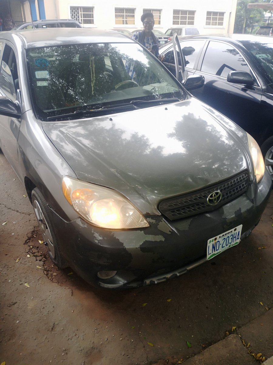 smithnelson19's tweet image. Relocation sale!!!!
Sharp Toyota matrix 2007 for sale, engine, gear in perfect 💯 condition
A/c working perfectly
Price 5m
Settlement 200k
Location Surulere Lagos
Call or Whatsapp 08032439877