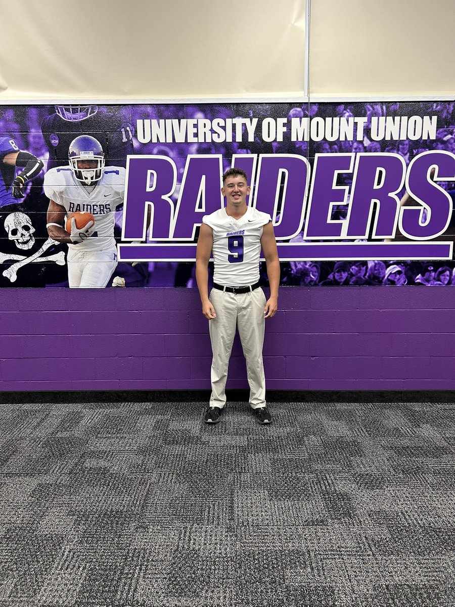MateoSnyder50's tweet image. I had a great visit at Mount Union today! Thank you to all the coaches and staff and especially @CoachMJackson_ for showing me around campus. #GoMountGo

@CarsonAdams70 @CoachGeoffDartt @CoachCisneros_ @D_Ely6 @MountUnionFB