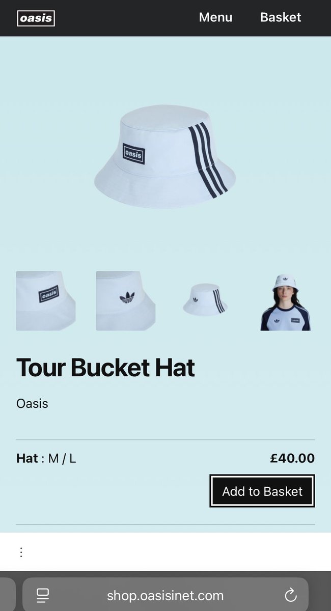 That’s a day for the Oasis bucket hat