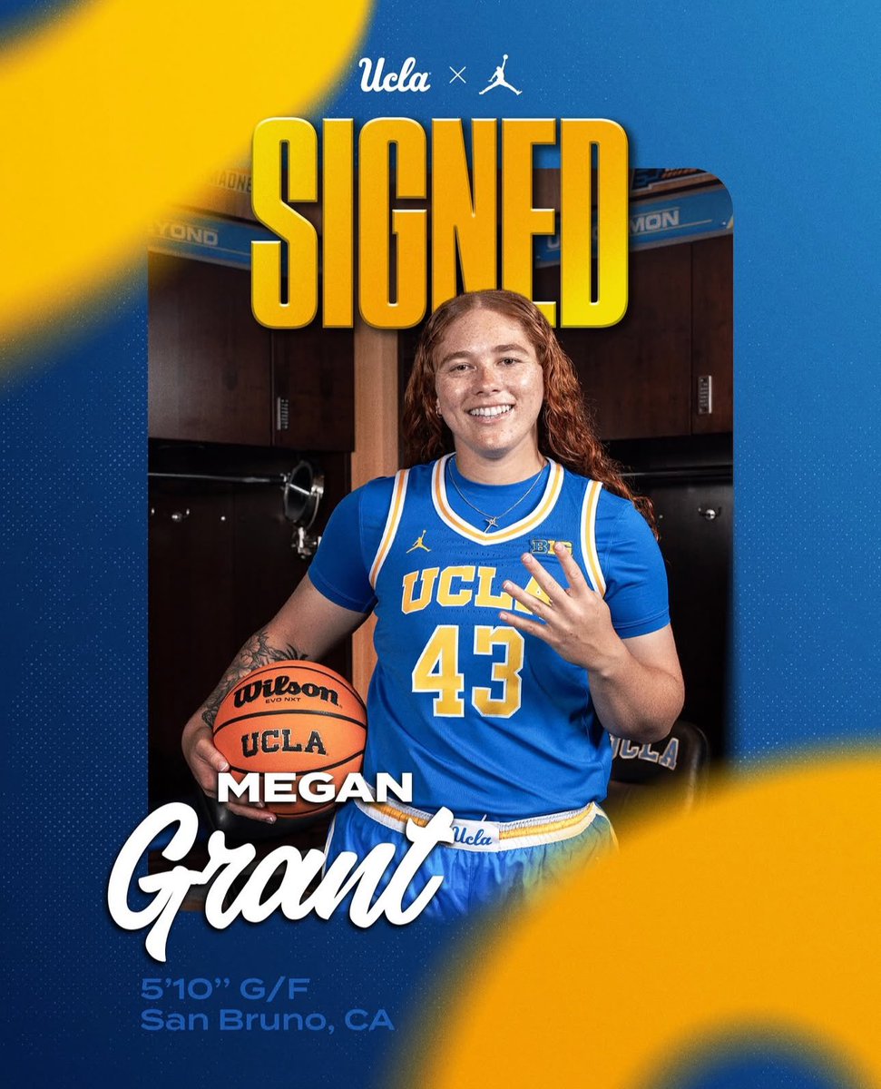 #UCLA women’s basketball announces the signing of Bruin softball rising junior utility Megan Grant as a guard/forward on its 2025 roster. 

<a href="/CDullyDB/">Connor David Dullinger</a> will have the story shortly for <a href="/DBSports/">Daily Bruin Sports</a>.
