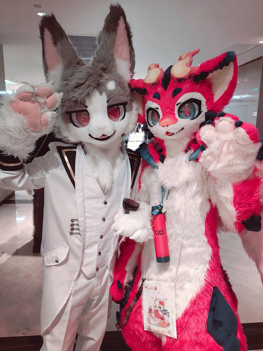 rabbitmenglong's tweet image. With Smolder
#FursuitFriday