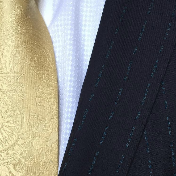 BBGreatMoments's tweet photo. Ken Griffey Jr’s tie during his Hall of Fame induction 😳
https://t.co/BBlPGQhJsW