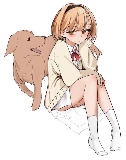 邪魔された女の子のイラスト 