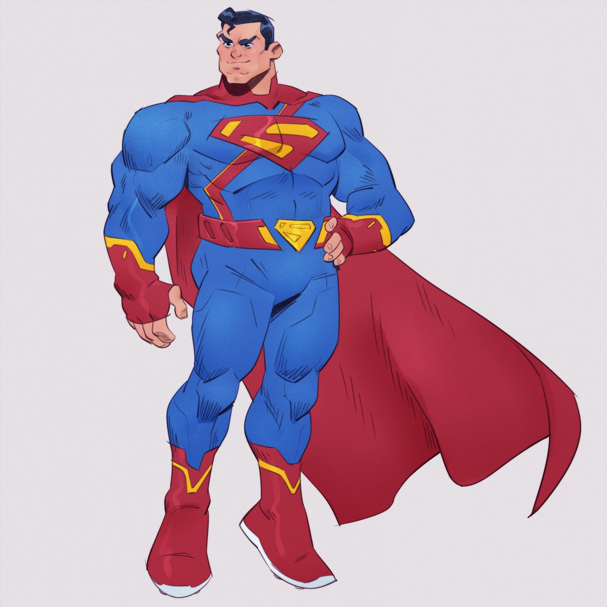 NeoCloudBuster's tweet image. Was talking to someone about the whole “trunks, no trunks” debate. Was messing around last night for fun and here’s what I came up with for a quick idea. Just messing around having fun really.
I am also very excited to see the new movie. I really hope it’s good.
#superman