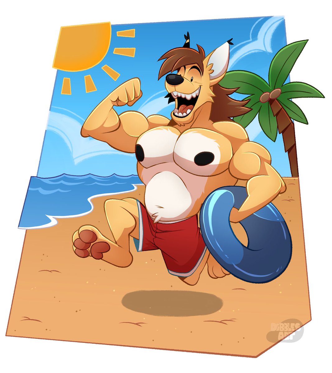 Weekend is HERE!!!
Which way to the beach?! 
Art by the super talented <a href="/DibblesArt/">Arthur</a>