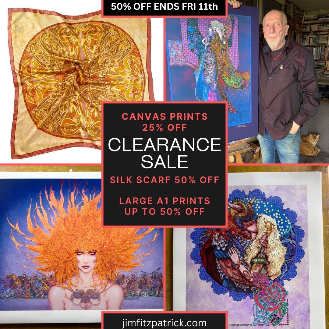 jimfitzpatrick's tweet image. ENDS TONIGHT! Newsletter subscribers don't miss out!
Not a subscriber? There's still time! Sign up here:  tinyurl.com/jv2ao85

#jimfitzpatrick #Ireland #Irishartist #Irishmythology