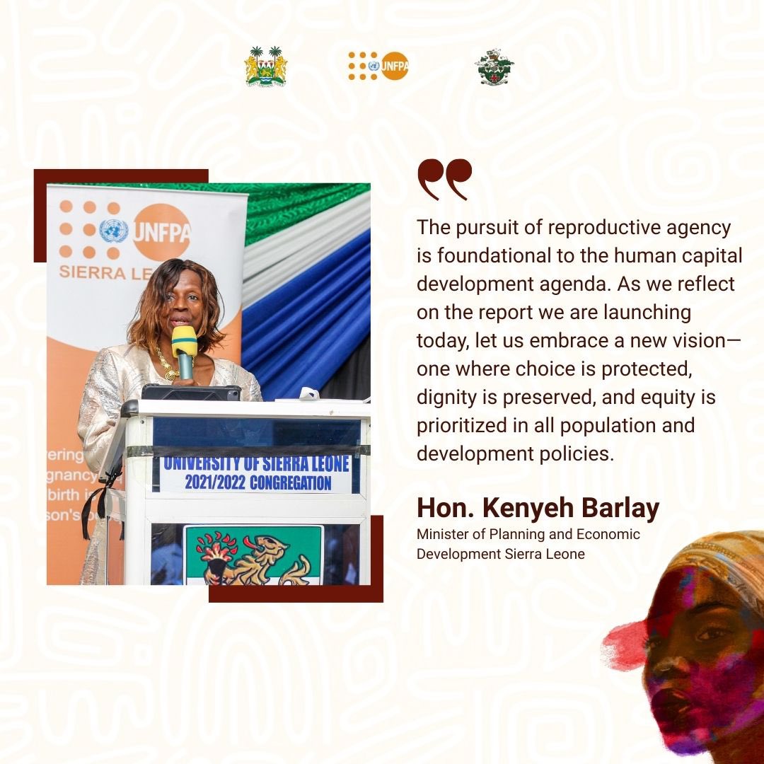 UNFPA Sierra Leone (@unfpasierraleon) on Twitter photo Yes, Minister <a href="/Bkenyeh/">Kenyeh Barlay</a>! 👏🏽
Reproductive agency is not just a right — it’s a foundation of human capital development. 🧡
#WorldPopulationDay2025
#SWOP2025 Yes, Minister <a href="/Bkenyeh/">Kenyeh Barlay</a>! 👏🏽
Reproductive agency is not just a right — it’s a foundation of human capital development. 🧡
#WorldPopulationDay2025
#SWOP2025