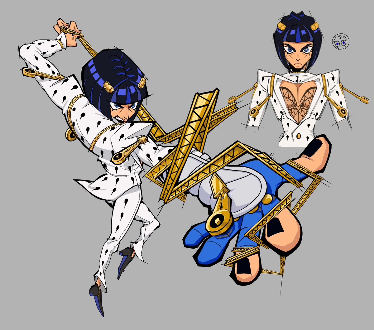 shikinamisooryu's tweet image. realized I can draw however da hell I want😲