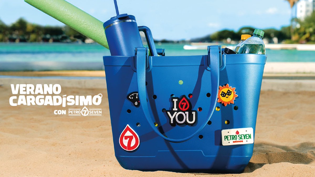 Todo listo para la playa en tu nueva bolsa + tumbler. Llévatela desde $649 al cargar $500.