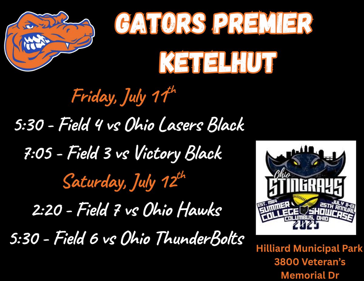 Game day! Let’s go! 🐊🥎