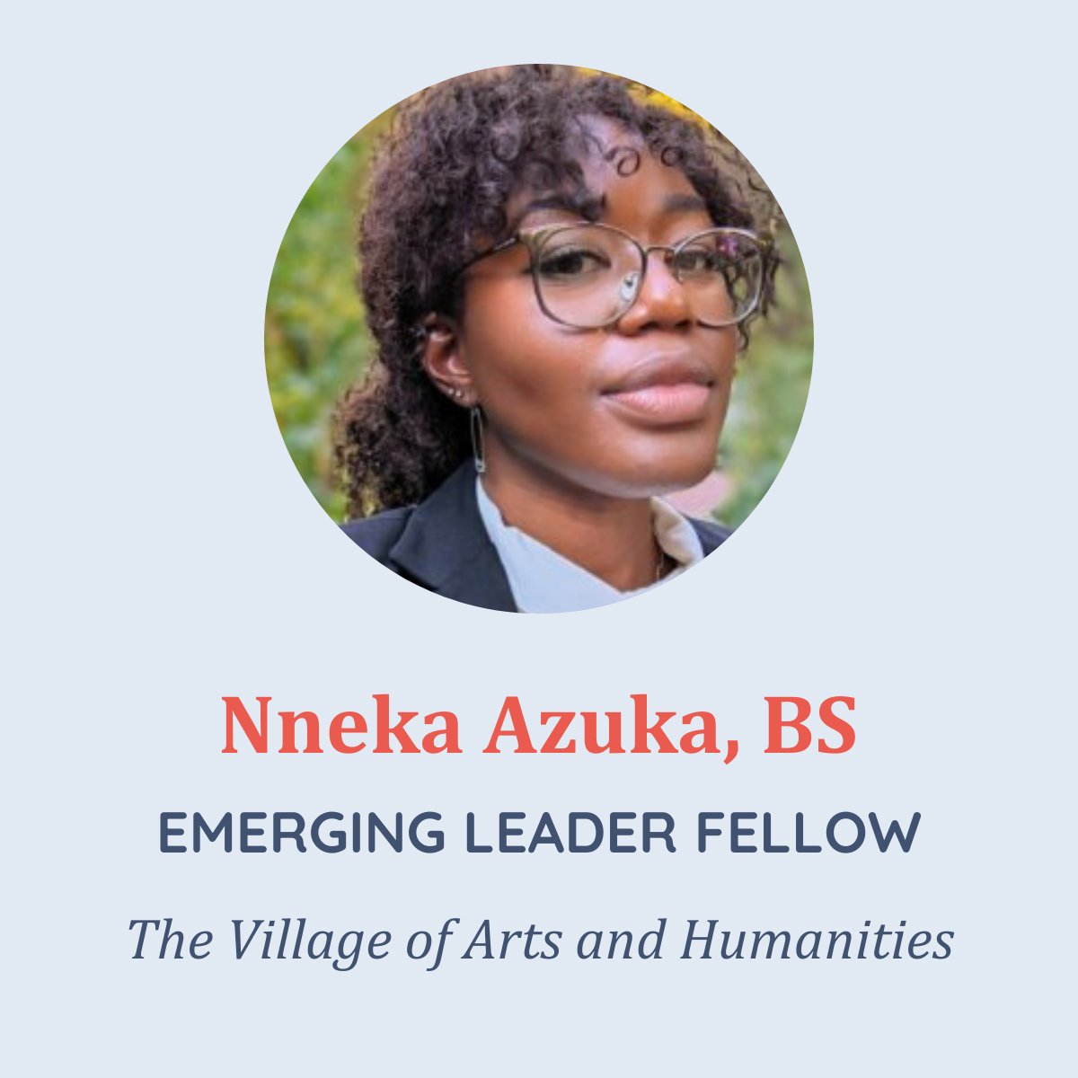 Meet #StoneleighEmergingLeader Nneka Azuka, who will work with The Village of Arts and Humanities to increase its capacity for community organizing and neighborhood power-building as a strategy for more equitable access to resources that reduce violence: stoneleighfoundation.org/fellow/nneka-a…
