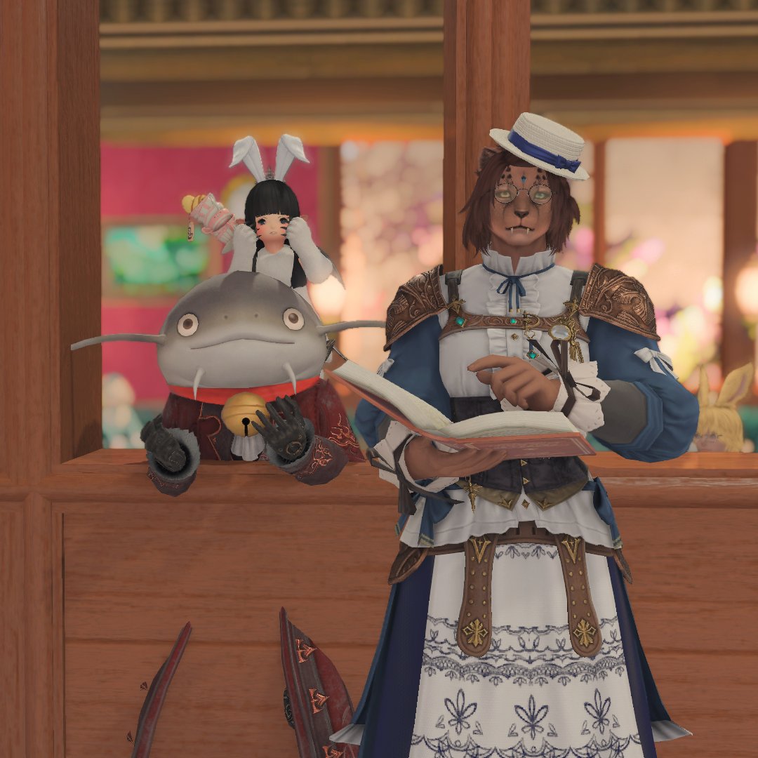 flhcl_pototo's tweet photo. Pokeball-ed when AFK and missed the last gpose but Potot took some pics before poofed!

Happy Anniversaryyyy!!!

 #XVthNightEXpress https://t.co/B88GFUU1dz