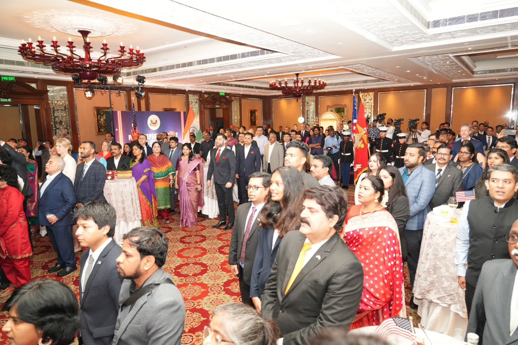 🇮🇳🤝🇺🇸 Strengthening Ties

Honourable Chief Minister Sri A <a href="/revanth_anumula/">Revanth Reddy</a>  with U.S. Consul General Jennifer Larson and CDA Mr. Jurgen Andrews during the U.S. Independence Day celebrations in Hyderabad.

A moment celebrating friendship, democracy, and shared values between