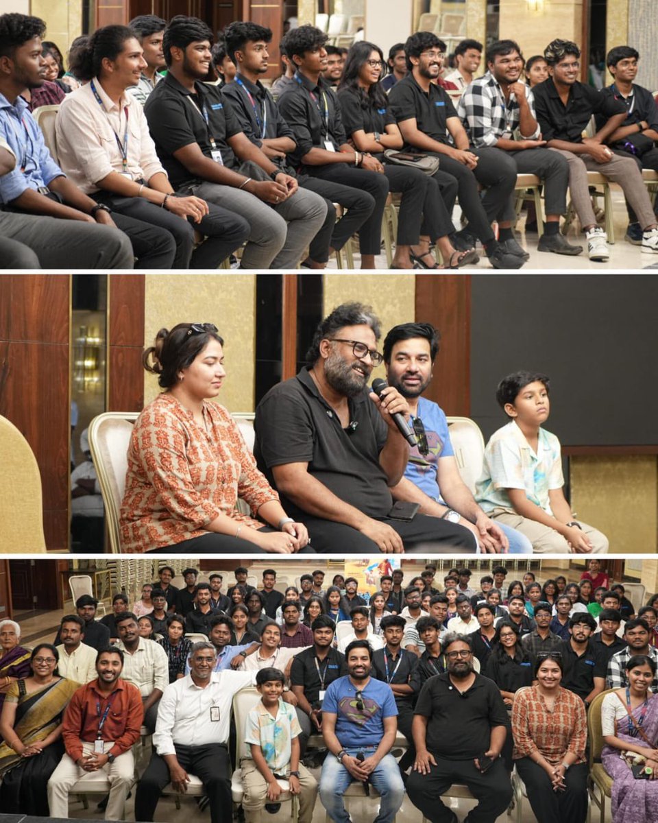 School of Visual Communication, Kumaraguru College of Liberal Arts &amp; Science - in an interactive Masterclass Session with Director Ram, <a href="/actorshiva/">Shiva</a> and team from #ParandhuPo at Broadway.

#OpalBallRoom #TheMagnusbyBroadway